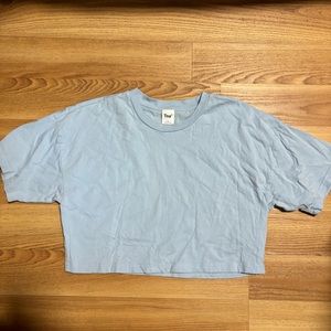 Aritzia TNA Laid Back T-Shirt Pastel Blue